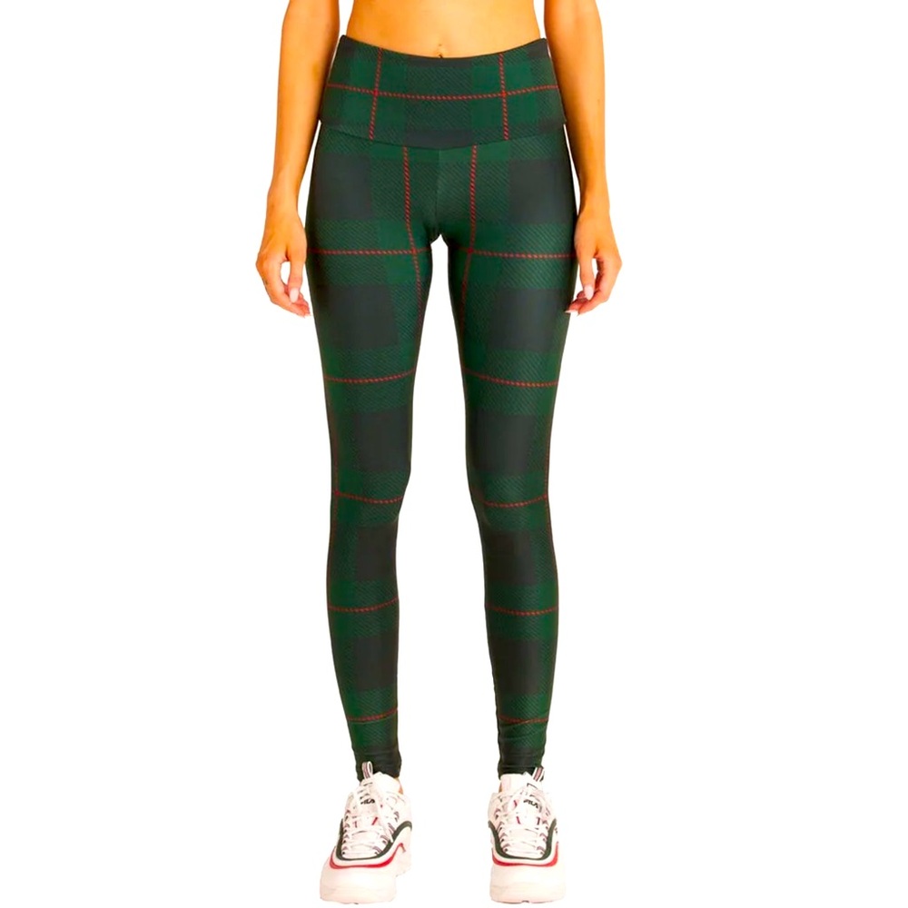 Goldsheep Classic Green Plaid Leggings in Size Small, perfect condition!
